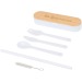 Ensemble de couverts Runa avec couvercle en bambou, paille promotional