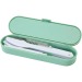 Ensemble de couverts Runa avec couvercle en bambou, paille promotional