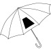 Automatic wooden umbrella with handle, standard umbrella promotional