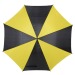 Automatic bicolour umbrella with rounded handle, standard umbrella promotional