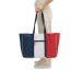Tricolor beach bag, beach bag promotional
