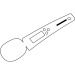 Product thumbnail Precise digital spoon scale 2