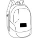 Product thumbnail Curved backpack 2