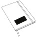 a5 hard cover notebook, tone on tone elastic, Hardcover Notebook promotional