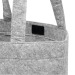 Felt lounge bag with velcro, Felt bag promotional