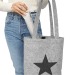 Felt lounge bag with velcro wholesaler
