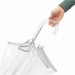Transparent bell umbrella with swan neck handle, bell umbrella promotional