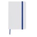A6 white notebook with coloured elastic band and hard cover wholesaler