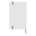 A6 white notebook with coloured elastic band and hard cover wholesaler