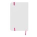 A6 white notebook with coloured elastic band and hard cover wholesaler