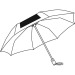 Foldable storm umbrella with automatic opening, folding pocket umbrella promotional