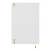 Carnet A5 blanc avec élastique de couleur à couverture rigide wholesaler