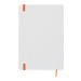 Carnet A5 blanc avec élastique de couleur à couverture rigide wholesaler