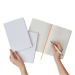 Carnet A5 blanc avec élastique de couleur à couverture rigide wholesaler