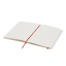 Carnet A5 blanc avec élastique de couleur à couverture rigide wholesaler