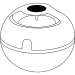 Enceinte éco 3W egg wholesaler