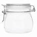 Clicky glass jar, approx. 500 ml wholesaler
