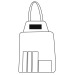 Tablier avec couverts de barbecue, accessoire et couvert de barbecue promotional