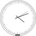 URANUS wireless wall clock, clock and clockwork promotional