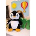 Large penguin plush SKIPPER, penguin promotional