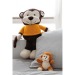 Large plush monkey wholesaler