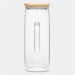Glass carafe BAMBOO PITCHER, carafe promotional