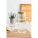 Glass carafe BAMBOO PITCHER, carafe promotional