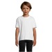 T-shirt round neck child white 190 g sol's - imperial kids - 11770b wholesaler