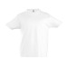 T-shirt round neck child white 190 g sol's - imperial kids - 11770b, Child's T-shirt promotional