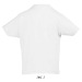 T-shirt round neck child white 190 g sol's - imperial kids - 11770b wholesaler