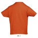 T-shirt round neck child white 190 g sol's - imperial kids - 11770b wholesaler