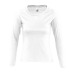 Women's long sleeve round neck t-shirt white sol's - majestic - 11425b, Textile Sol\'s promotional