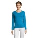 Women's long sleeve round neck t-shirt white sol's - majestic - 11425b wholesaler