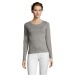 Women's long sleeve round neck t-shirt white sol's - majestic - 11425b wholesaler