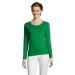 Women's long sleeve round neck t-shirt white sol's - majestic - 11425b wholesaler