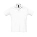 White polo shirt - summer ii - 11342b, Textile Sol\'s promotional