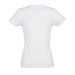Women's round neck t-shirt white 190 grs sol's - imperial - 11502b, Textile Sol\'s promotional