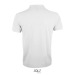 Men's polo shirt white polycotton - prime men, Textile Sol\'s promotional