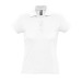 Product thumbnail Women's white polo shirt sol's - passion 1