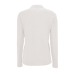 Product thumbnail Women's long sleeve pique polo shirt - PERFECT LSL WOMEN - White 2