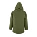 Quilted parka with hood in collar (fleece), Parka promotional