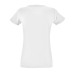 Women's fitted round-neck t-shirt - REGENT FIT WOMEN - White wholesaler