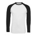 Two-colour long-sleeved T-shirt, Long sleeve T-shirt promotional