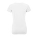 Women's crew neck t-shirt - MILLENIUM WOMEN - White wholesaler