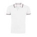 Tricolor polo shirt 200g prestige, Short sleeve polo promotional