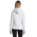 Product thumbnail Women's hooded sweatshirt - SPENCER WOMEN (White) 3
