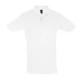 Men's polo shirt - PERFECT MEN (White - 4XL) wholesaler