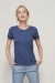 CRUSADER WOMEN - Women's fitted round-neck jersey T-shirt - White wholesaler