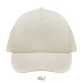 Casquette 5 pans SEOUL, textile Sol's promotional