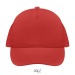 Casquette 5 pans SEOUL, textile Sol's promotional
